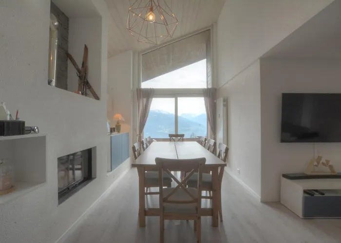 شقة Antares 310 Au Centre A Avec Vue Sur Les Alpes أنزير